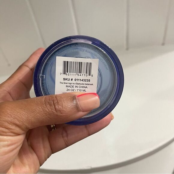 Starbucks Summer 2023 Iridescent Prism Lid Water Hot Cold Liquid Tumbler 24oz - Picture 5 of 9